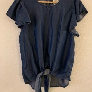 Chambray top